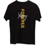 Buy Forever Young | Black Customized Short Sleeve | Men’s Cotton T-Shirt