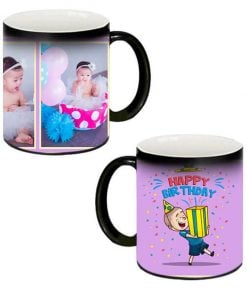 Birthday Gift Box Design Black Magic Mug