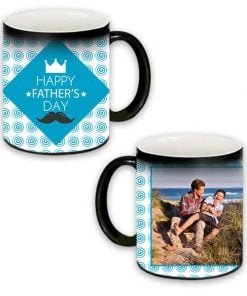 Fathers Day Design Black Magic Mug