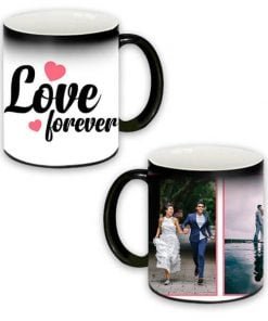 Love Forever Design Black Magic Mug