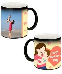 Buy Custom Printed Both Side | Mothers Day Design Black Magic Mug | Ceramic Coffee Mug For Gift