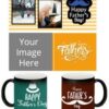 Fathers Day Design Black Magic Mug