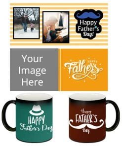 Fathers Day Design Black Magic Mug
