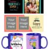 Birthday Design Custom Blue Ceramic Mug