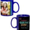 Birthday Design Custom Blue Ceramic Mug