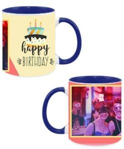 Happy Birthday Cake Design Mug