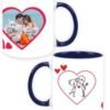 Own Cute Hearts and Roses Design Mug