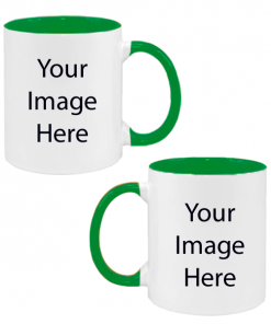 Plain Green Ceramic Mug