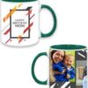 Happy Birthday Abstract Design Mug