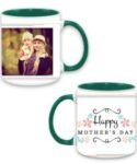 Green Happy Mother Day Design Mug