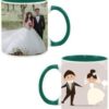 Green Married Couple Design Mug