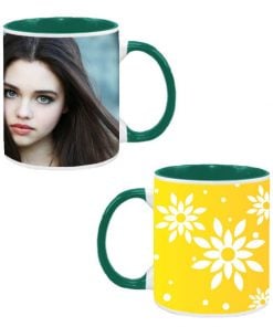 Dual Tone Yellow Green Mug