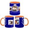Anniversary Design Custom Orange Ceramic Mug