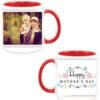 Mothers Day Design Custom Red Ceramic Mug