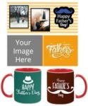 Father Day Design Custom Red Ceramic Mug