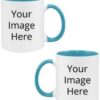 Own Design Custom Sky Blue Ceramic Mug