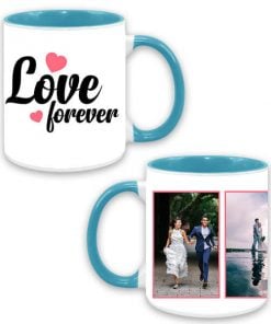 Forever Design Custom Sky Blue Ceramic Mug