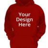 Red Customized Hoodie