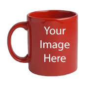 Customized Red Mugs