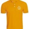 Orange Customized Polo T-Shirts
