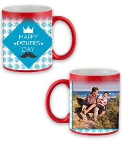 Father Day Design Red Magic Mug