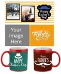 Buy Custom Printed Both Side | Father-Day Design Red Magic Mug | Ceramic Coffee Mug For Gift