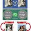 Social Media Design Red Magic Mug