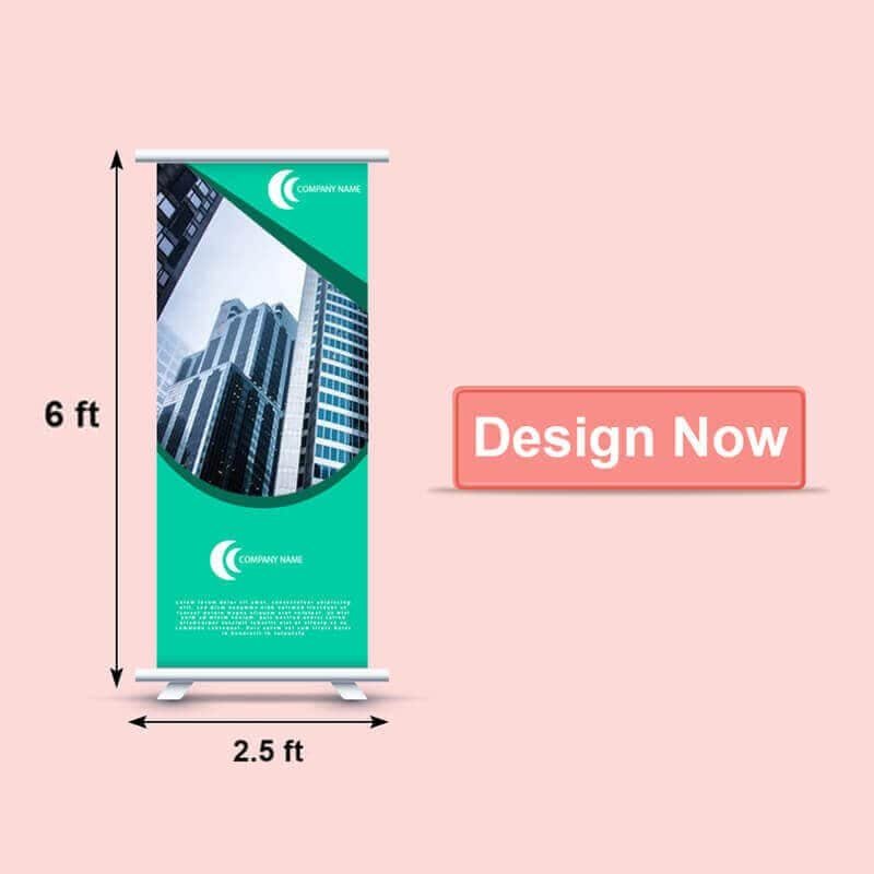 Custom Photo Printed Roll Up Standee Banner
