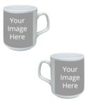 Buy White Own Design Tea Cup | Custom Printed Both Side | Ceramic Cup For Men Women Gift