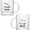 Own Design Transparent Clear Ceramic Mug