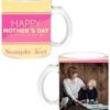 Mother Day Design Transparent Clear Ceramic Mug