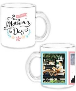 Mothers Day Design Transparent Clear Ceramic Mug