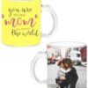 Best Mom Design Transparent Clear Ceramic Mug