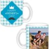 Father Day Design Transparent Clear Ceramic Mug