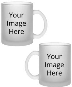 Own Design Transparent Frosted Ceramic Mug