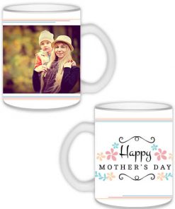 Mothers Day Design Transparent Frosted Ceramic Mug