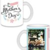 Mother Day Design Transparent Frosted Ceramic Mug