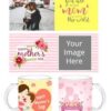 Mothers Day Design Transparent Frosted Ceramic Mug