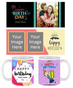 Birthday Design Custom White Ceramic Mug