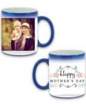 Buy Custom Printed Both Side | Happy Mother Days Design Blue Magic Mug | Ceramic Coffee Mug For Gift