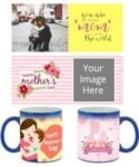 Mother Day Design Blue Magic Mug