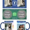 Social Media Design Blue Magic Mug