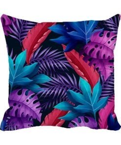 Buy Autumn Blue Colourful Desig Printed Cushion | Customized Own College Design | Gift For Loves Ones