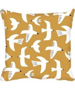 Buy White Birds Colourful Desig Printed Cushion | Customized Own College Design | Gift For Loves Ones