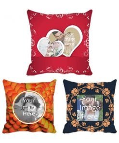 Buy Lovely Wedding Colourful De Printed Cushion | Customized Own College Design | Gift For Loves Ones