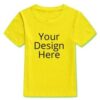 Yellow Photo Printed Regular Fit Kid T-Shirt