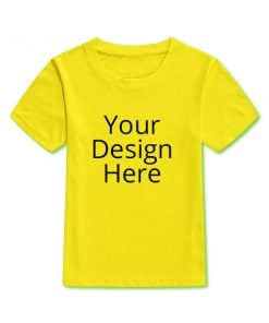 Yellow Customized Kids T-Shirt