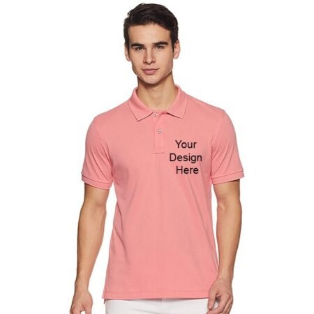 Candle Pink Custom Polo Shirt