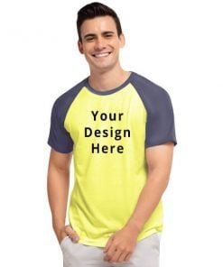Buy Yellow Oversized Hip Hop | Personalized Short Sleeve | Men’s Cotton T-Shirt
