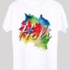 Happy Holi Design T-shirt